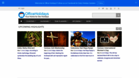 What Officeholidays.com website looked like in 2022 (2 years ago)