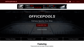 What Officepools.com website looked like in 2022 (3 years ago)
