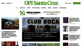 What Opisantacruz.com.ar website looked like in 2022 (2 years ago)
