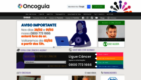 What Oncoguia.org.br website looked like in 2022 (2 years ago)