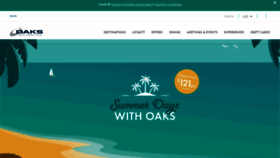 What Oakshotels.com website looked like in 2022 (2 years ago)