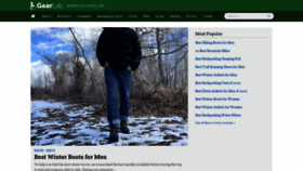 What Outdoorgearlab.com website looked like in 2022 (3 years ago)