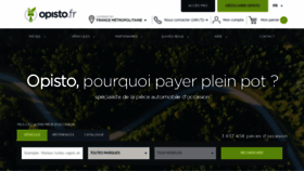 What Opisto.fr website looked like in 2022 (3 years ago)