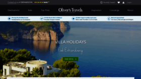 What Oliverstravels.com website looked like in 2022 (2 years ago)