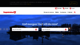 What Ostgotatrafiken.se website looked like in 2022 (2 years ago)