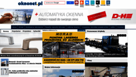 What Oknonet.pl website looked like in 2022 (2 years ago)