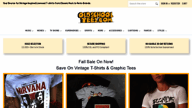 What Oldschooltees.com website looked like in 2022 (4 years ago)