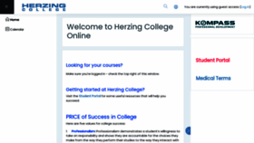 What Online.herzing.ca website looked like in 2022 (2 years ago)