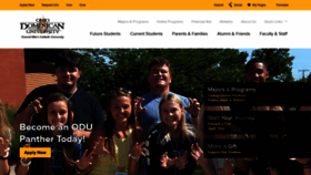 What Ohiodominican.edu website looked like in 2022 (2 years ago)