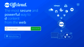 What Offcloud.com website looked like in 2022 (2 years ago)