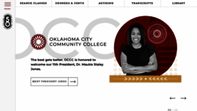 What Occc.edu website looked like in 2022 (2 years ago)