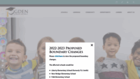 What Ogdensd.org website looked like in 2022 (2 years ago)