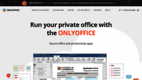 What Onlyoffice.com website looked like in 2022 (2 years ago)