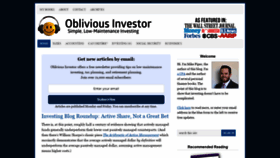 What Obliviousinvestor.com website looked like in 2022 (2 years ago)