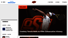 What Okstate.com website looked like in 2022 (2 years ago)
