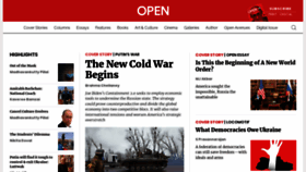 What Openthemagazine.com website looked like in 2022 (2 years ago)