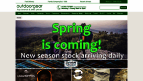 What Outdoorgear.co.uk website looked like in 2022 (2 years ago)