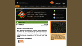 What Openttd.org website looked like in 2022 (3 years ago)