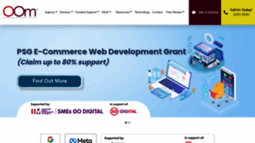 What Oom.com.sg website looked like in 2022 (3 years ago)