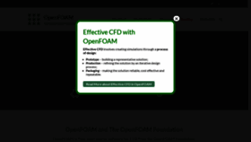 What Openfoam.org website looked like in 2022 (3 years ago)
