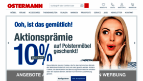 What Ostermann.de website looked like in 2022 (2 years ago)