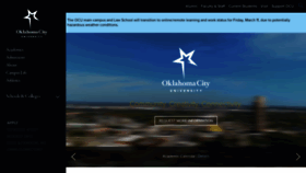 What Okcu.edu website looked like in 2022 (2 years ago)
