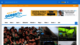 What Oceanfm.ie website looked like in 2022 (2 years ago)