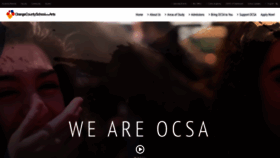 What Ocsarts.net website looked like in 2022 (2 years ago)
