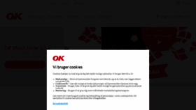 What Ok.dk website looked like in 2022 (2 years ago)