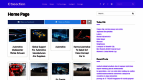 What Otosection.com website looked like in 2022 (3 years ago)