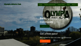 What Olympiaathleticclub.com website looked like in 2022 (2 years ago)