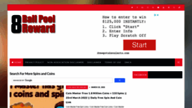 What Official8ballpoolreward.com website looked like in 2022 (2 years ago)