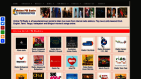 What Onlinefmradio.in website looked like in 2022 (2 years ago)