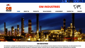 What Om-industries.com website looked like in 2022 (2 years ago)