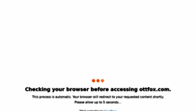 What Ottfox.net website looked like in 2022 (2 years ago)