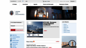 What Ordemengenheiros.pt website looked like in 2022 (2 years ago)