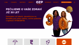 What Ozp.cz website looked like in 2022 (2 years ago)