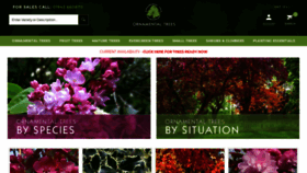 What Ornamental-trees.co.uk website looked like in 2022 (2 years ago)