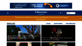 What Omunicipioblumenau.com.br website looked like in 2022 (2 years ago)