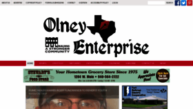 What Olneyenterprise.com website looked like in 2022 (2 years ago)