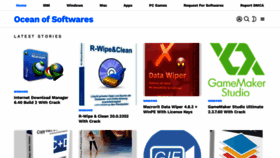 What Oceanofsoftwares.com website looked like in 2022 (2 years ago)