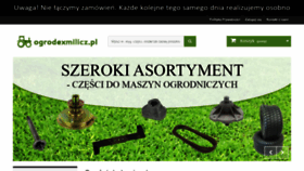 What Ogrodexmilicz.pl website looked like in 2022 (2 years ago)