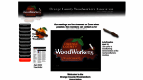 What Ocwoodworkers.org website looked like in 2022 (2 years ago)