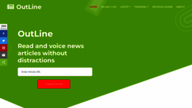 What Outlinetts.com website looked like in 2022 (2 years ago)