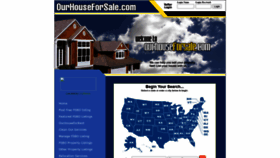 What Ourhouseforsale.com website looked like in 2022 (2 years ago)