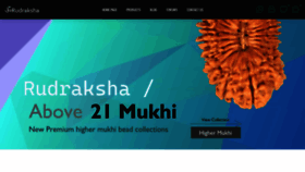 What Ommrudraksha.com website looked like in 2022 (2 years ago)