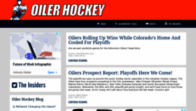 What Oilerhockey.com website looked like in 2022 (2 years ago)