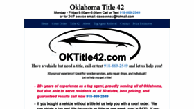 What Oktitle42.com website looked like in 2022 (2 years ago)