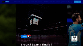 What O2tvsport.cz website looked like in 2022 (2 years ago)