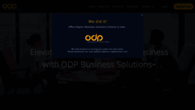 What Odpbusiness.com website looked like in 2022 (1 year ago)